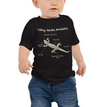 Tokay Gecko Anatomy Baby Jersey Short Sleeve Tee