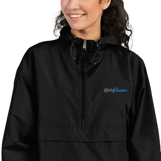 OnlyChams Women's Embroidered Champion Packable Jacket
