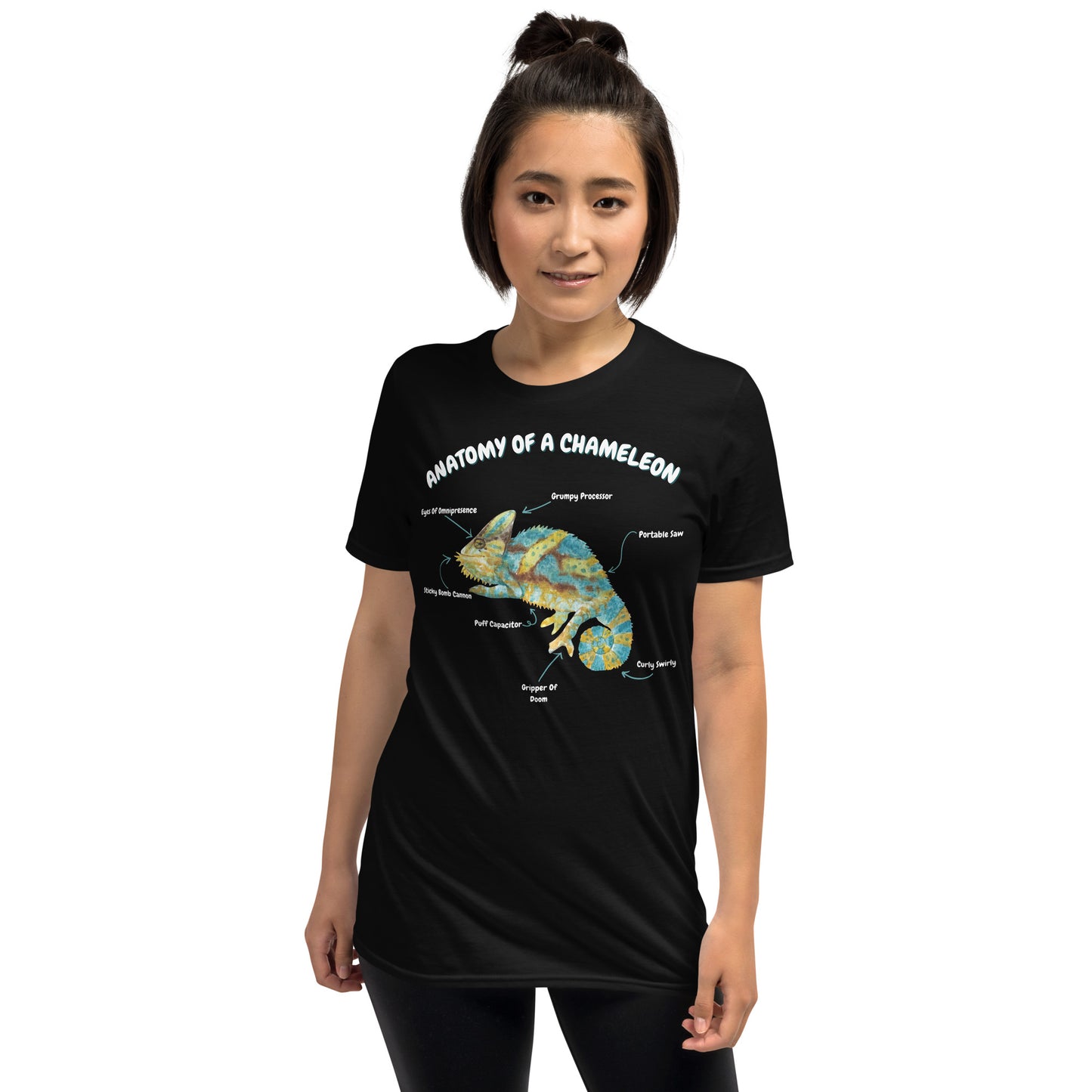 Anatomy Of A Chameleon Short-Sleeve Unisex T-Shirt