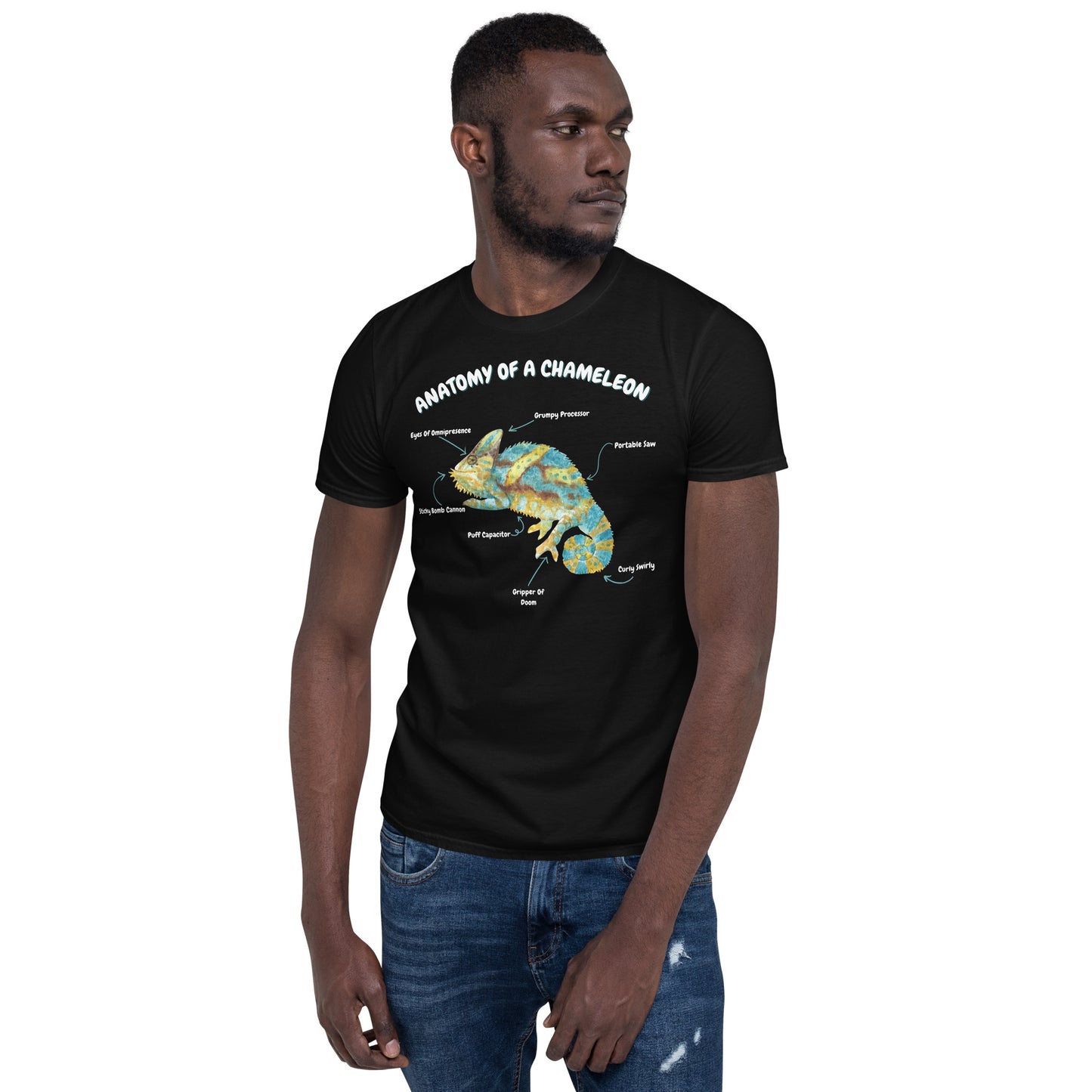 Anatomy Of A Chameleon Short-Sleeve Unisex T-Shirt